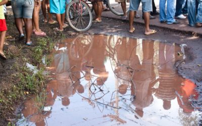 “Quando a gente não espera mais a água limpa que cai do céu…”